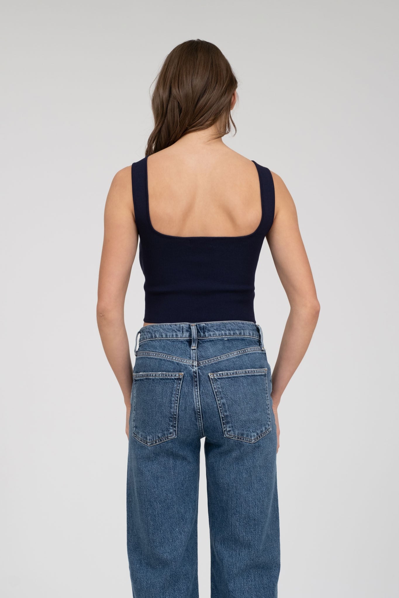 Clean Fit Ribbed Tank