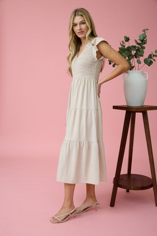 Camila Smocked Midi Dress