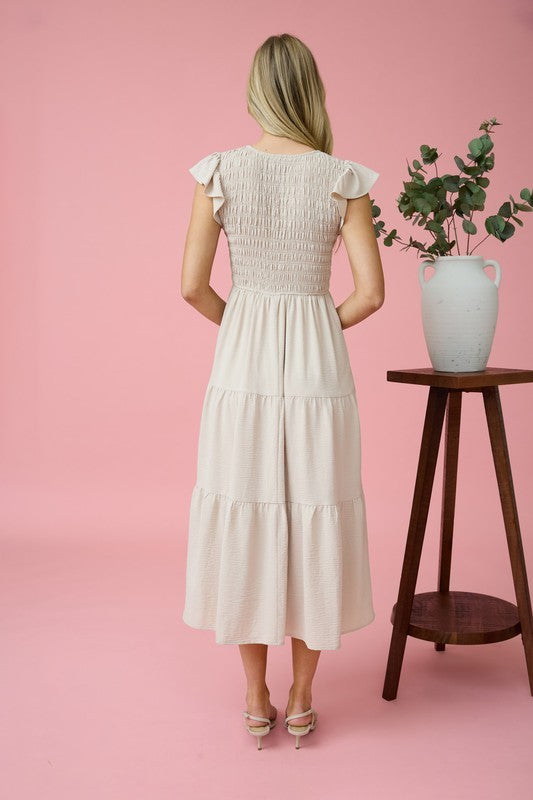 Camila Smocked Midi Dress