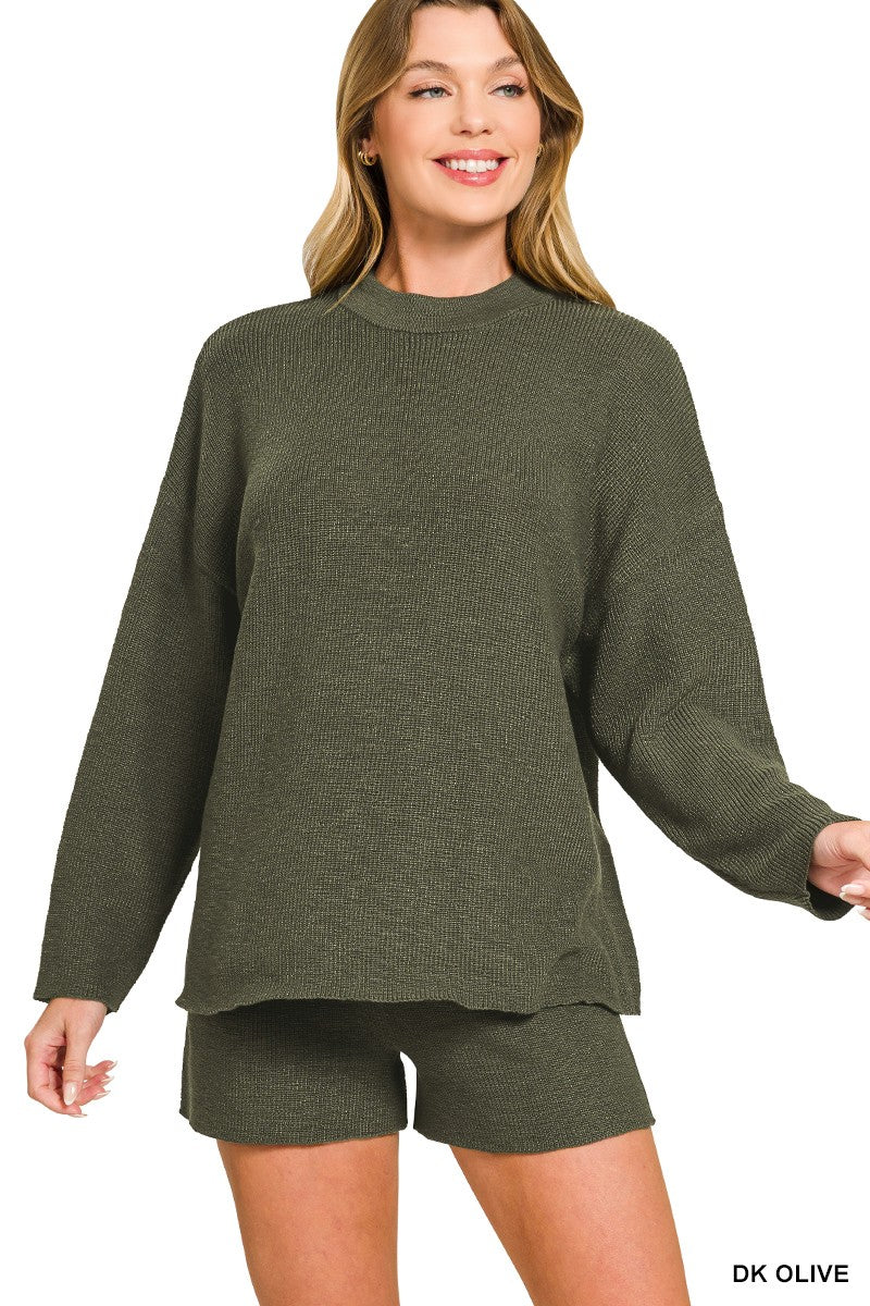 Olive Grove Knit Lounge Set