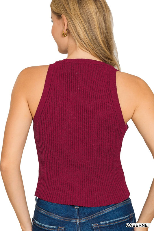 Juliette Ribbed Sweater Vest