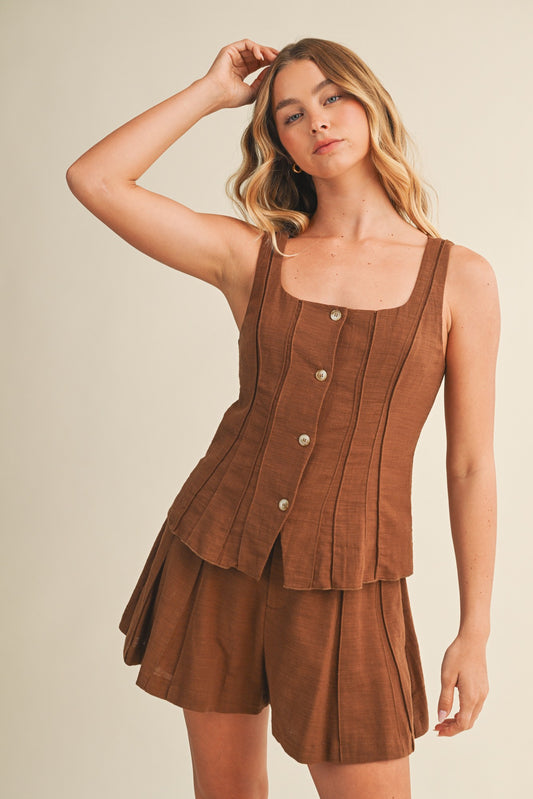 Sorelle Pintuck Vest
