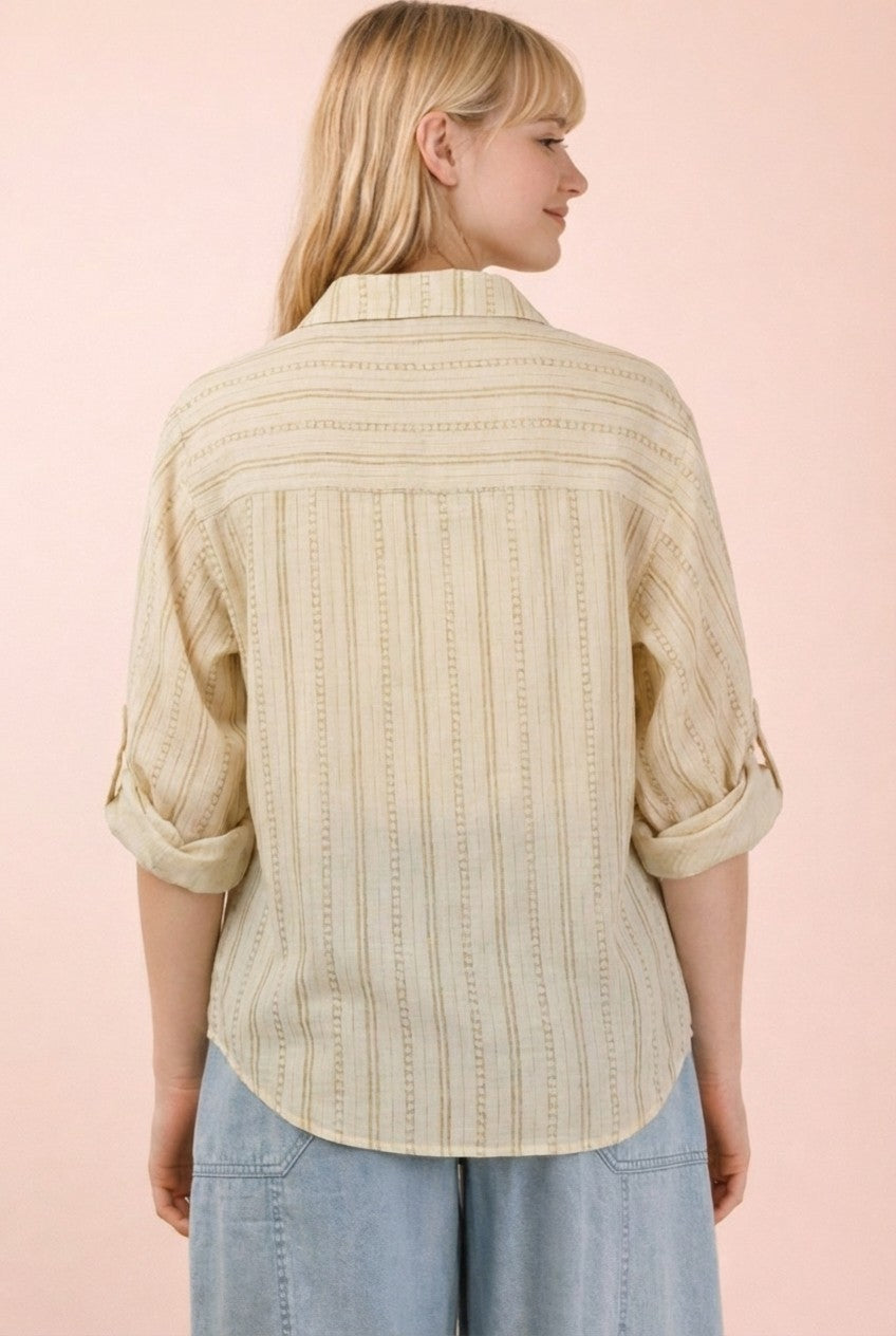 Sandstone Button-Up