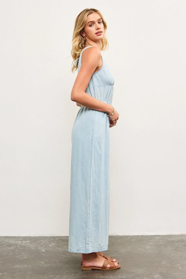 Skye Denim Jumpsuit