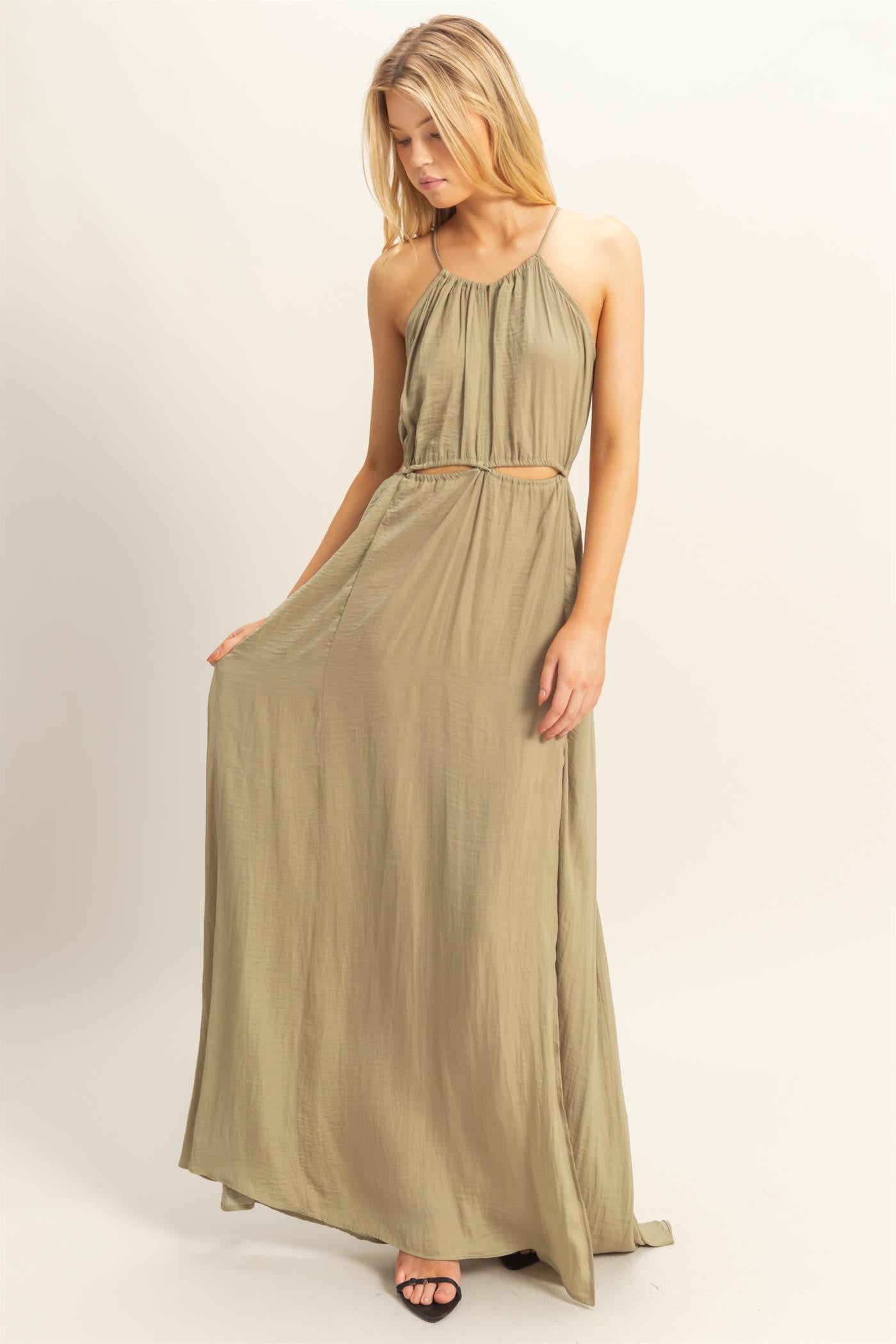 Talia Cut Out Maxi Dress