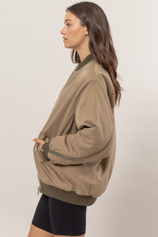 Atlas Zip Bomber Jacket