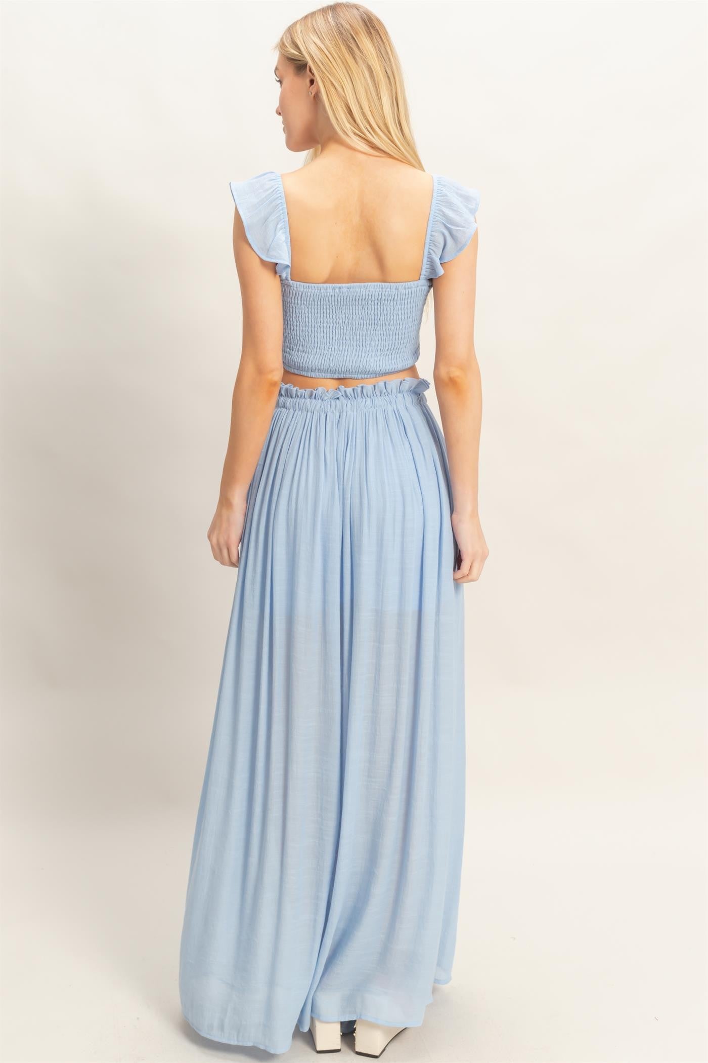 Santorini Breeze Skirt Set