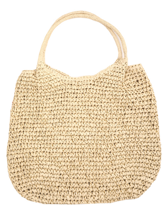 Large Straw Tote Bag