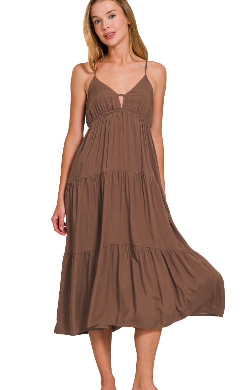 Savanna Tiered Midi Dress