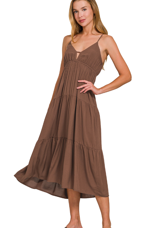 Savanna Tiered Midi Dress
