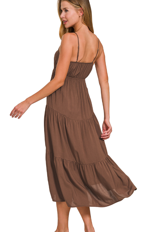 Savanna Tiered Midi Dress