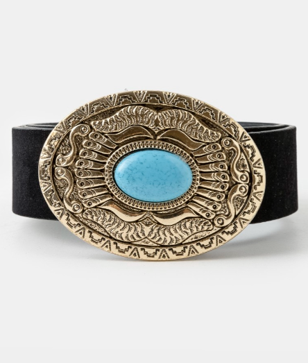 Oval Western Concho Belt
