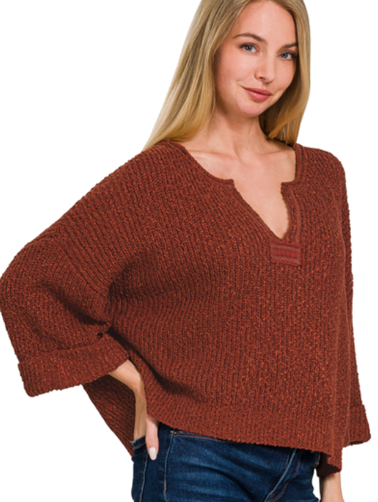 Autumn Ember Knit Top