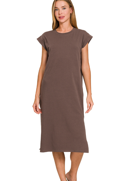 Cocoa Ease Midi Dress