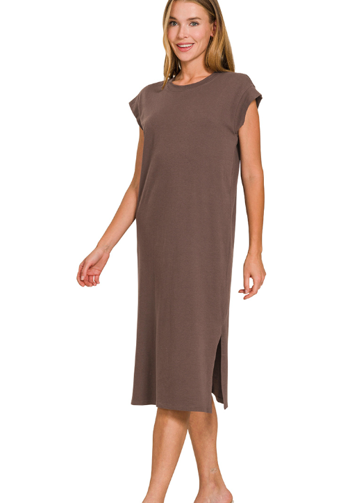 Cocoa Ease Midi Dress