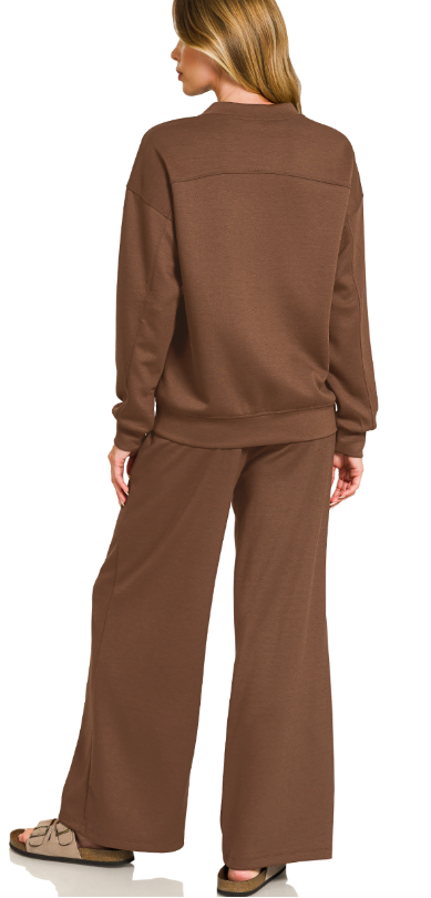 Tessa Scuba Crew Neck Sweater