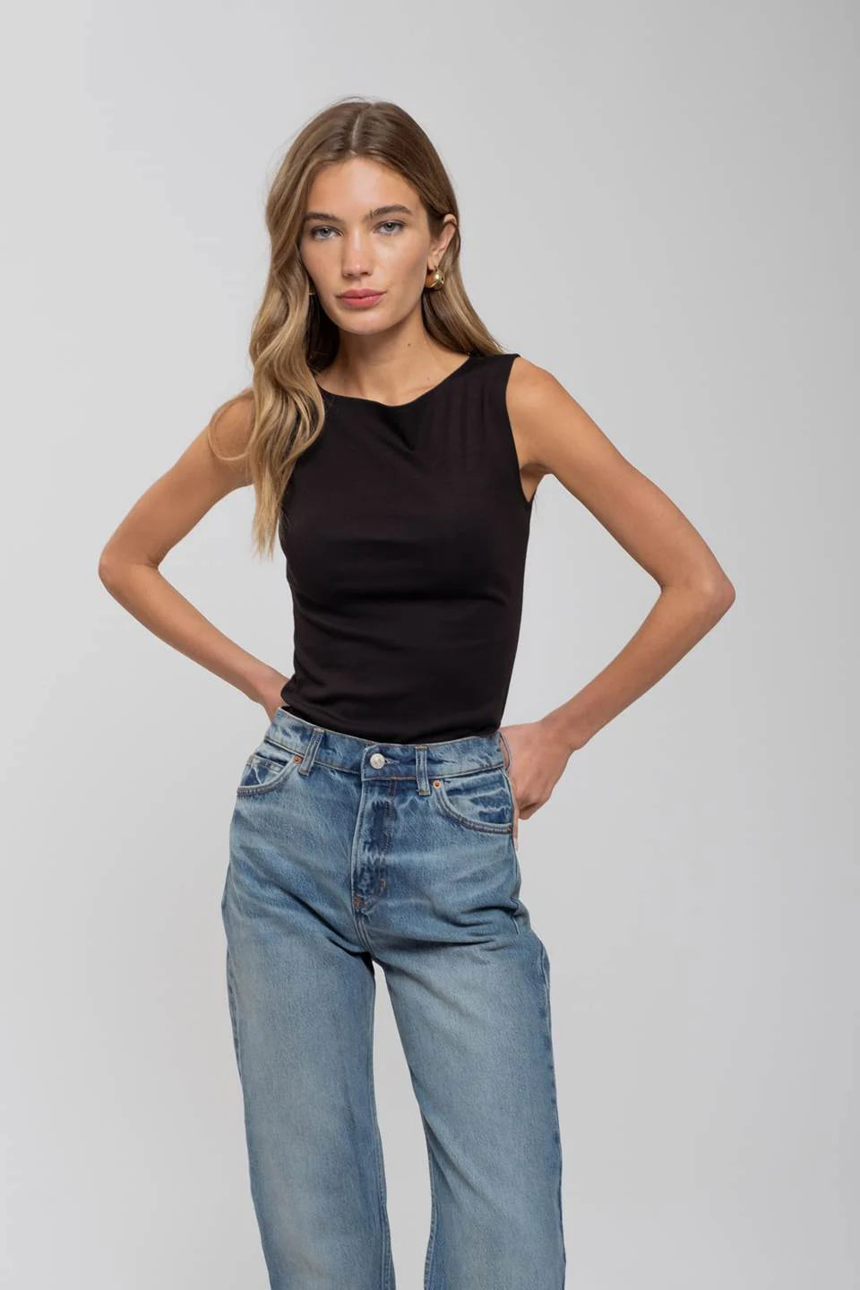 Lindy Boat Neck Tank