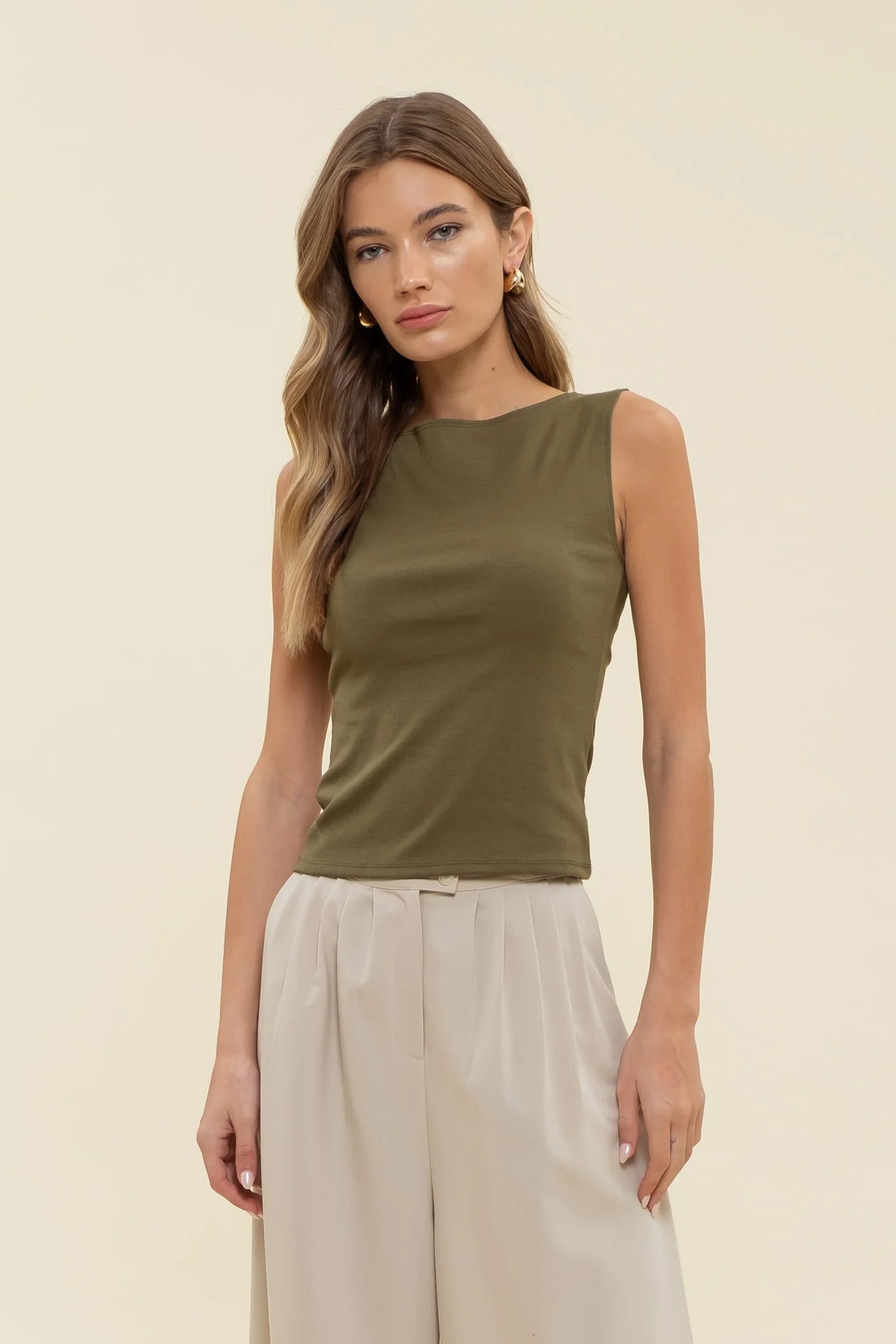 Lindy Boat Neck Tank