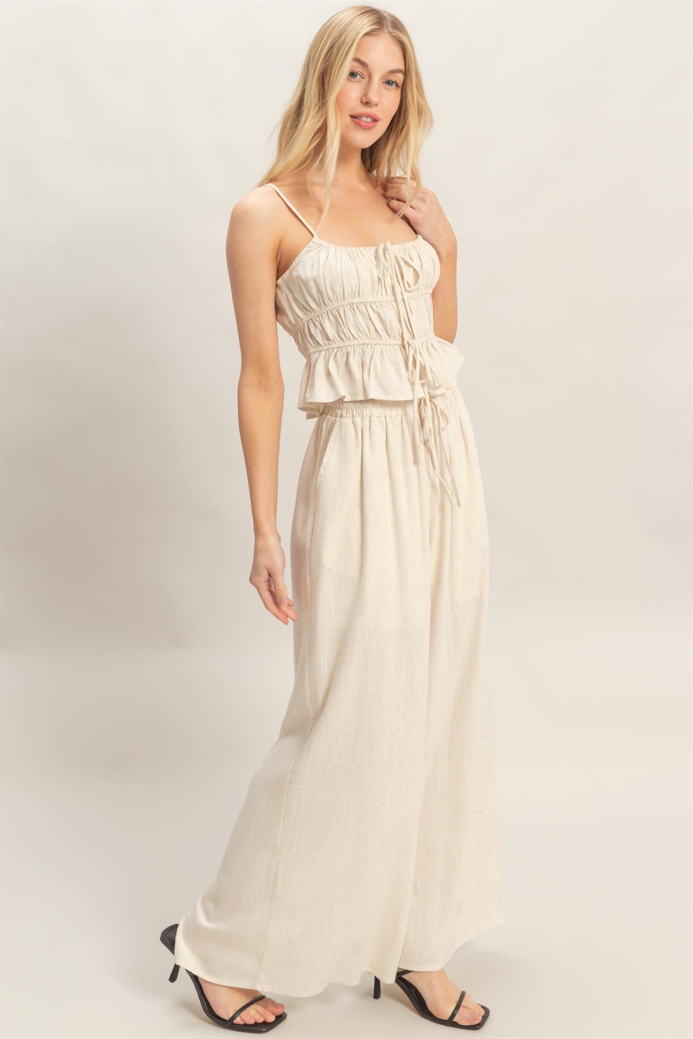 Bare Linen Tie Top