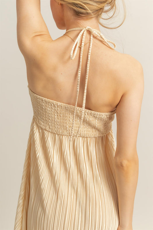 Champagne Glow Maxi Dress
