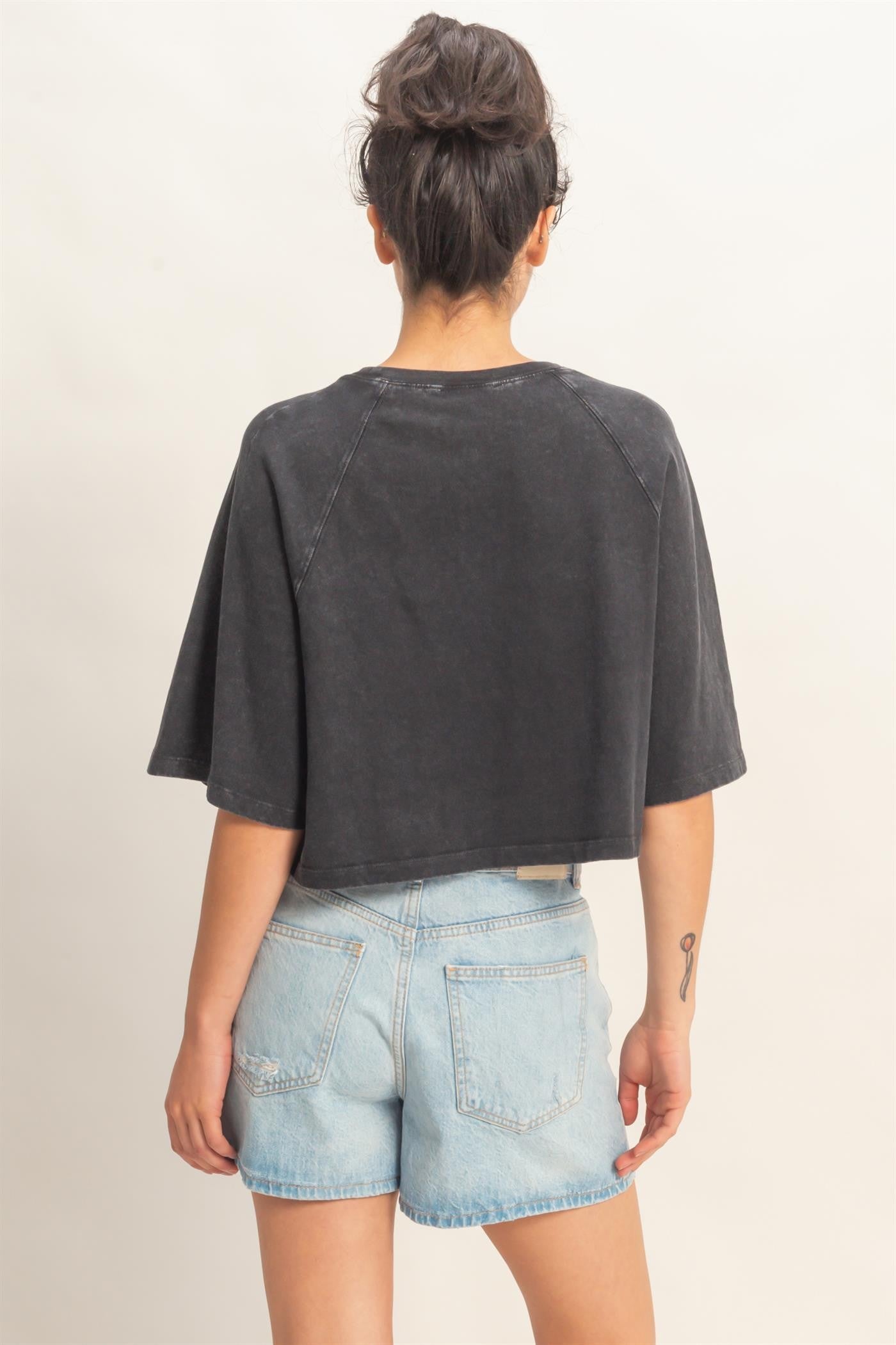 Lived In Crop Tee