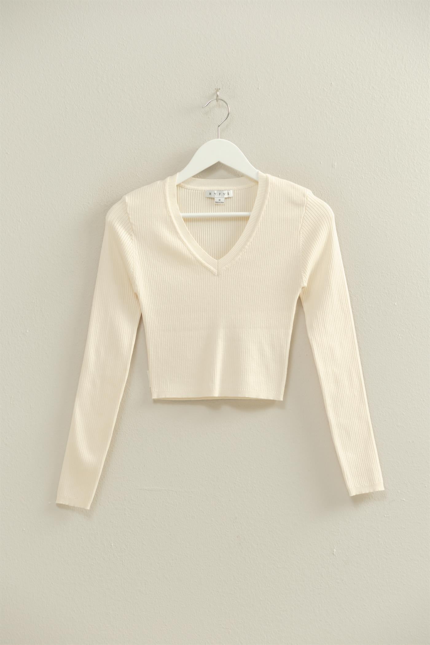 Staci V-neck Fitted Sweater