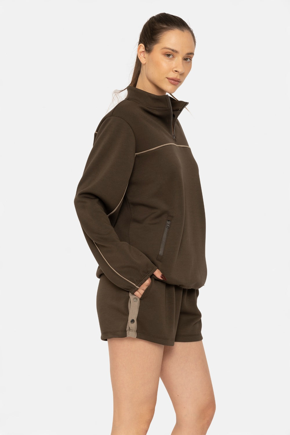 Riley Quarter Zip Sweater