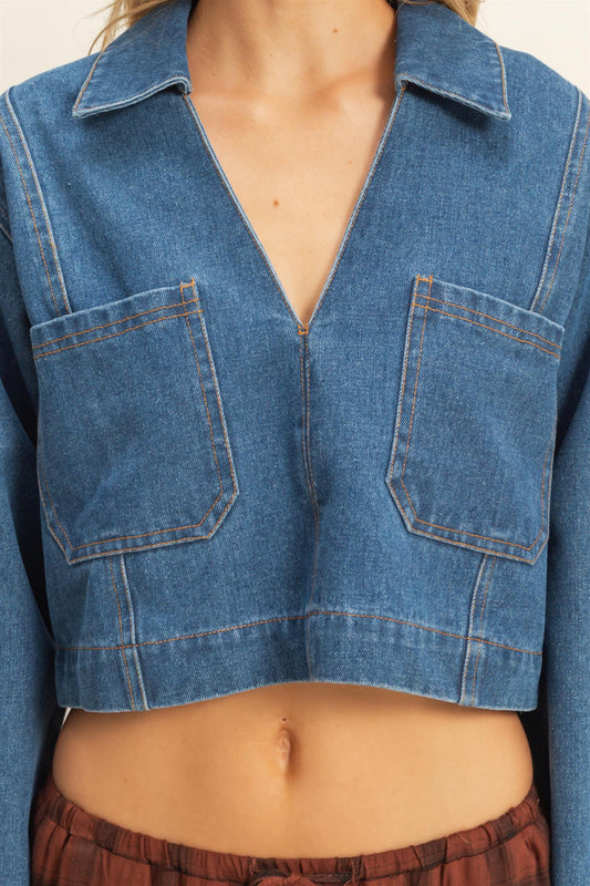 Bluebird Denim Top