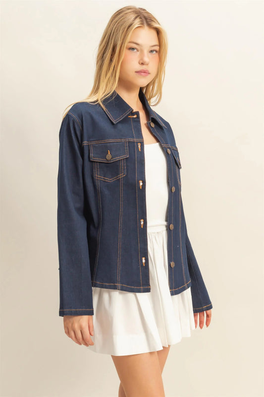 Remi Garment Washed Denim Jacket