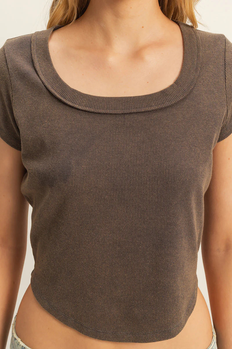 Callie Ribbed Tee