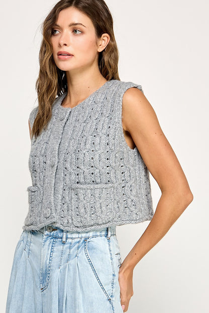 Willow Cable Vest