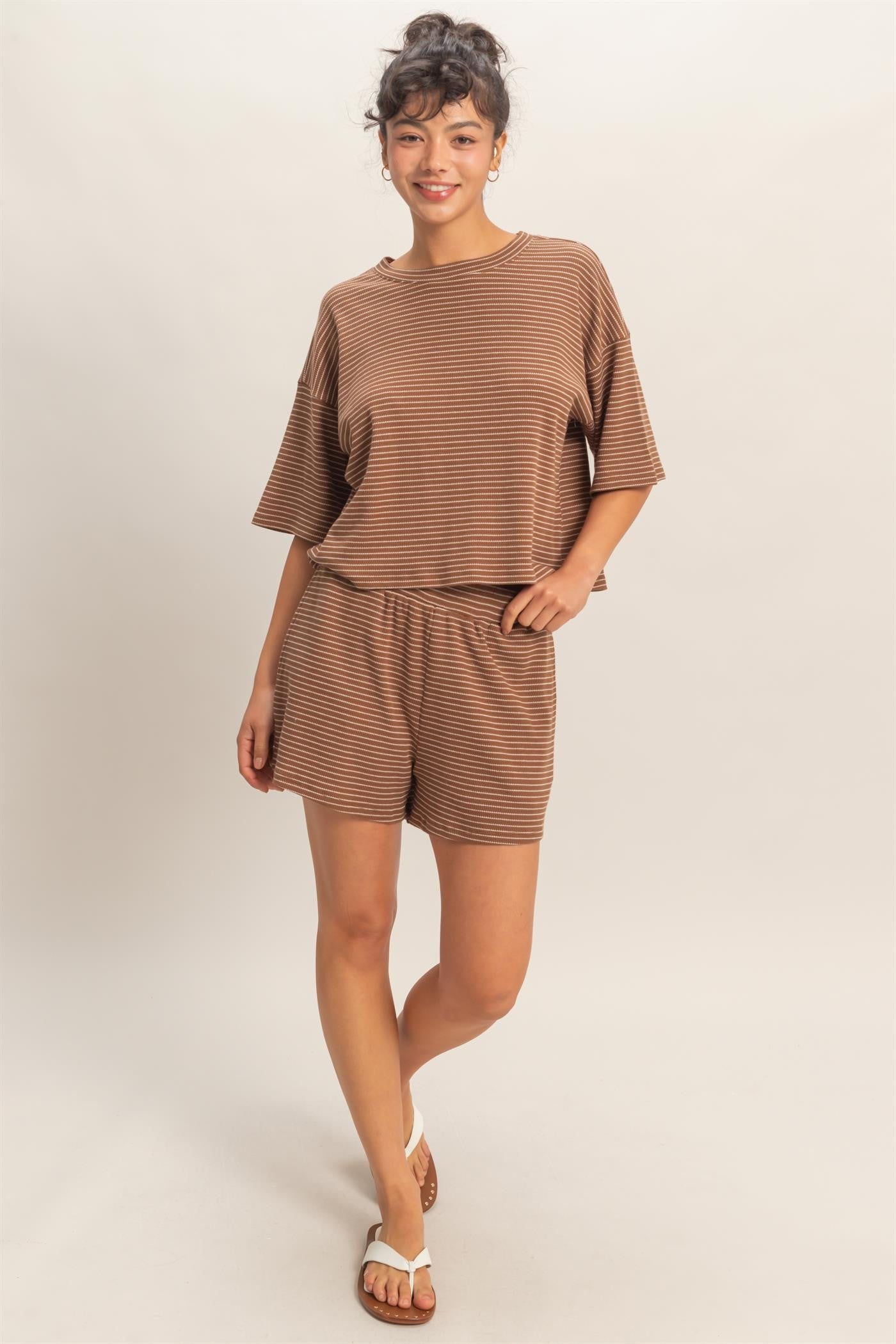 Marlowe Easy Stripe Shorts