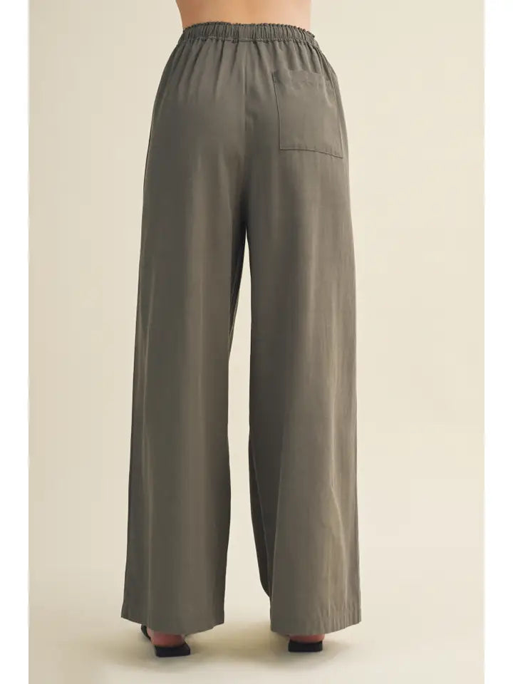 Mila Wide Drawstring Trousers