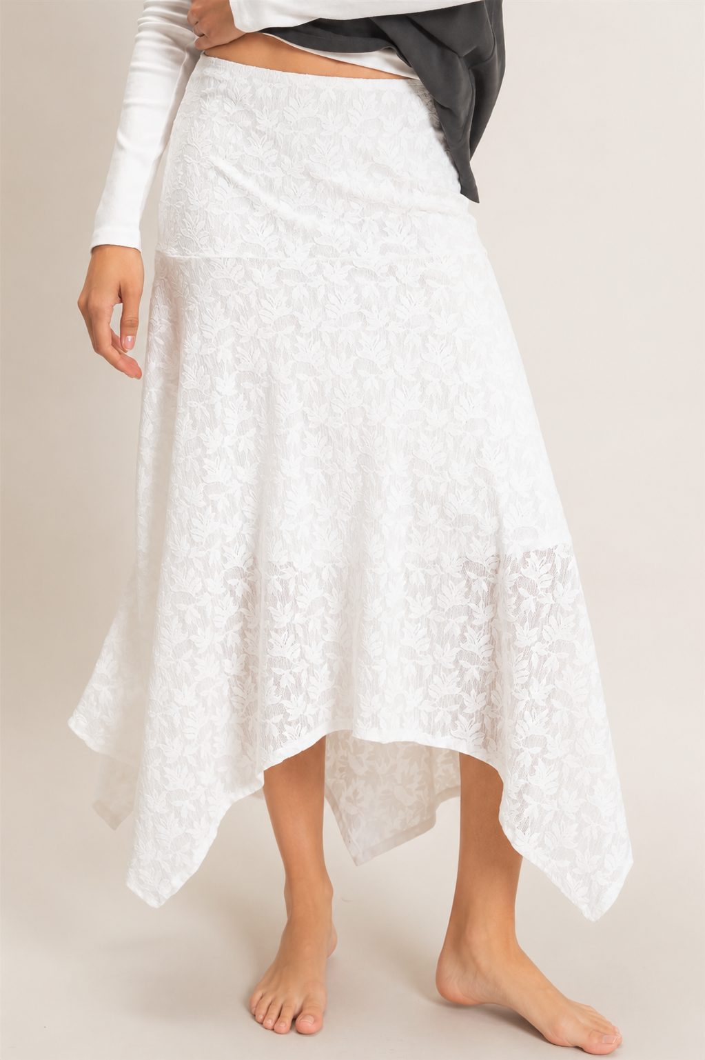 Willow Lace Midi Skirt