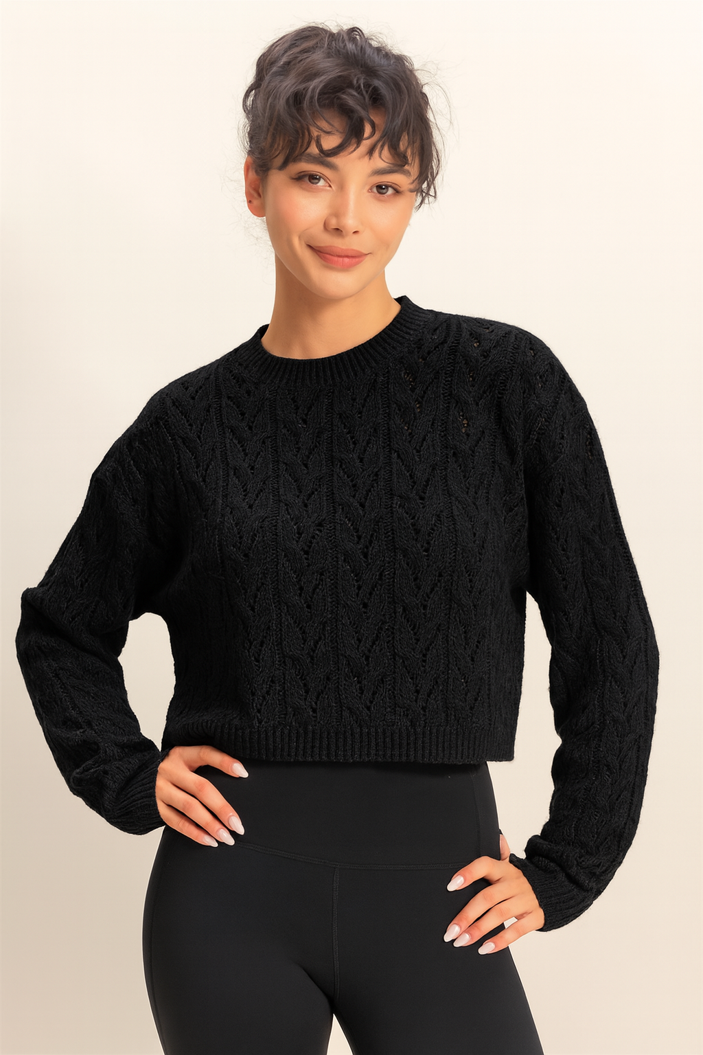 Arlette Cable Knit Sweater