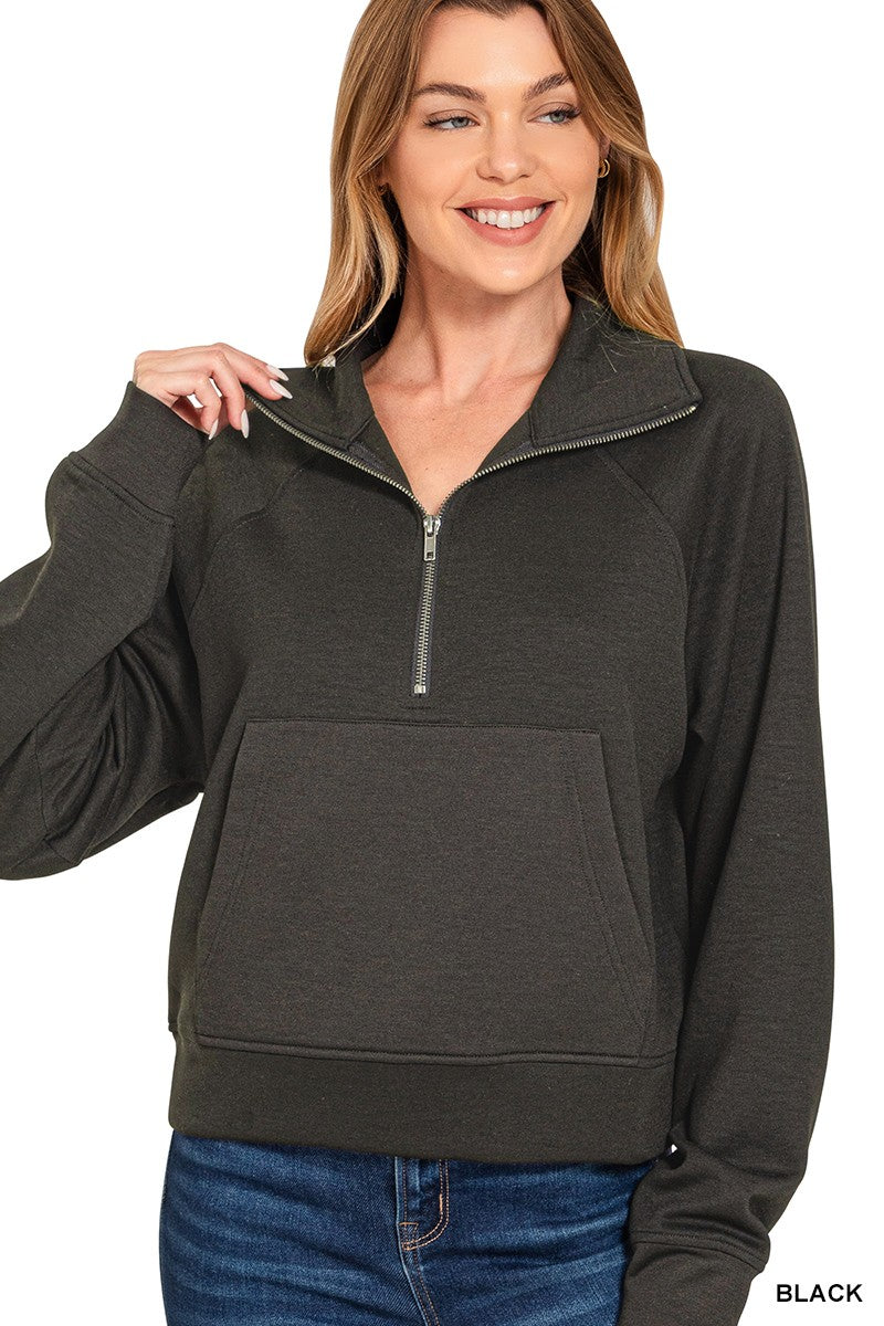 Lila Half Zip Pullover