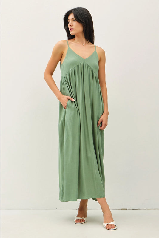 Esme Baby Doll Maxi Dress