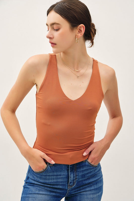 Basic V-Neck Tank