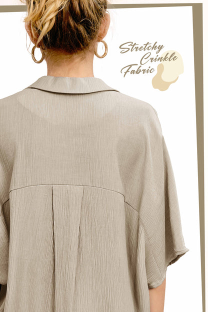 Sylvie Short Sleeve Button Down