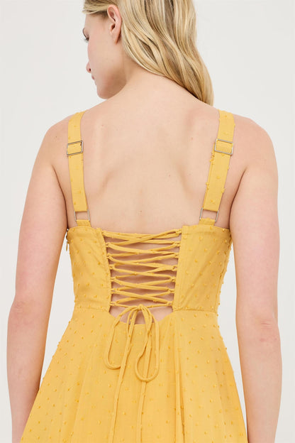 Sunlit Bloom Midi Dress