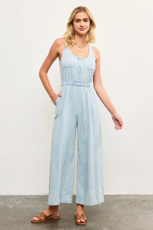Skye Denim Jumpsuit