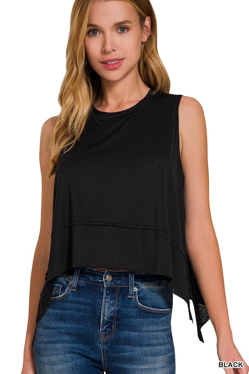 Chloe Side Slit Tank