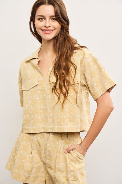 Poppy Short Sleeve Top
