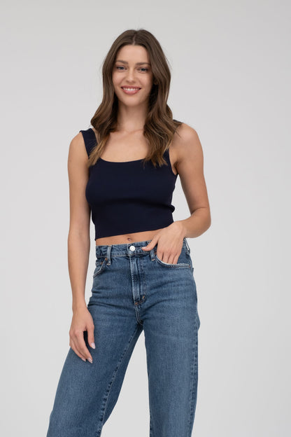 Clean Fit Ribbed Tank