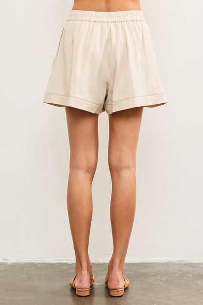 Dahlia Pleated Flare Shorts