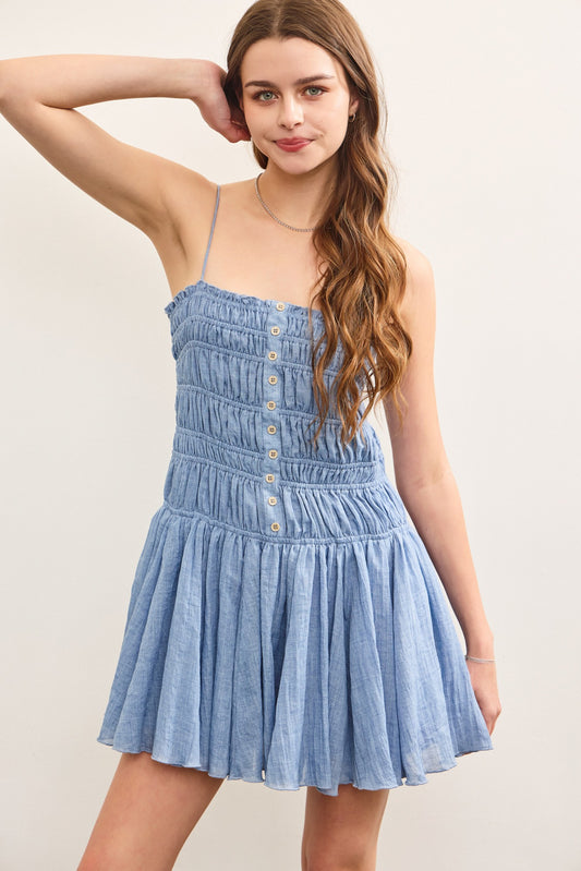 Maisie Ruched Cami Dress