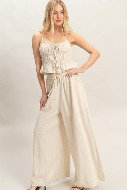 Bare Linen Tie Top