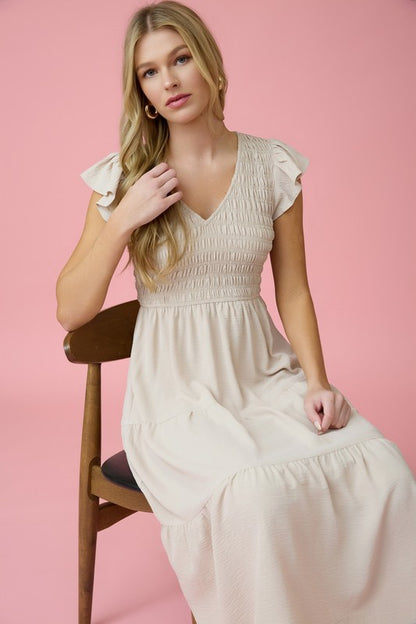 Camila Smocked Midi Dress