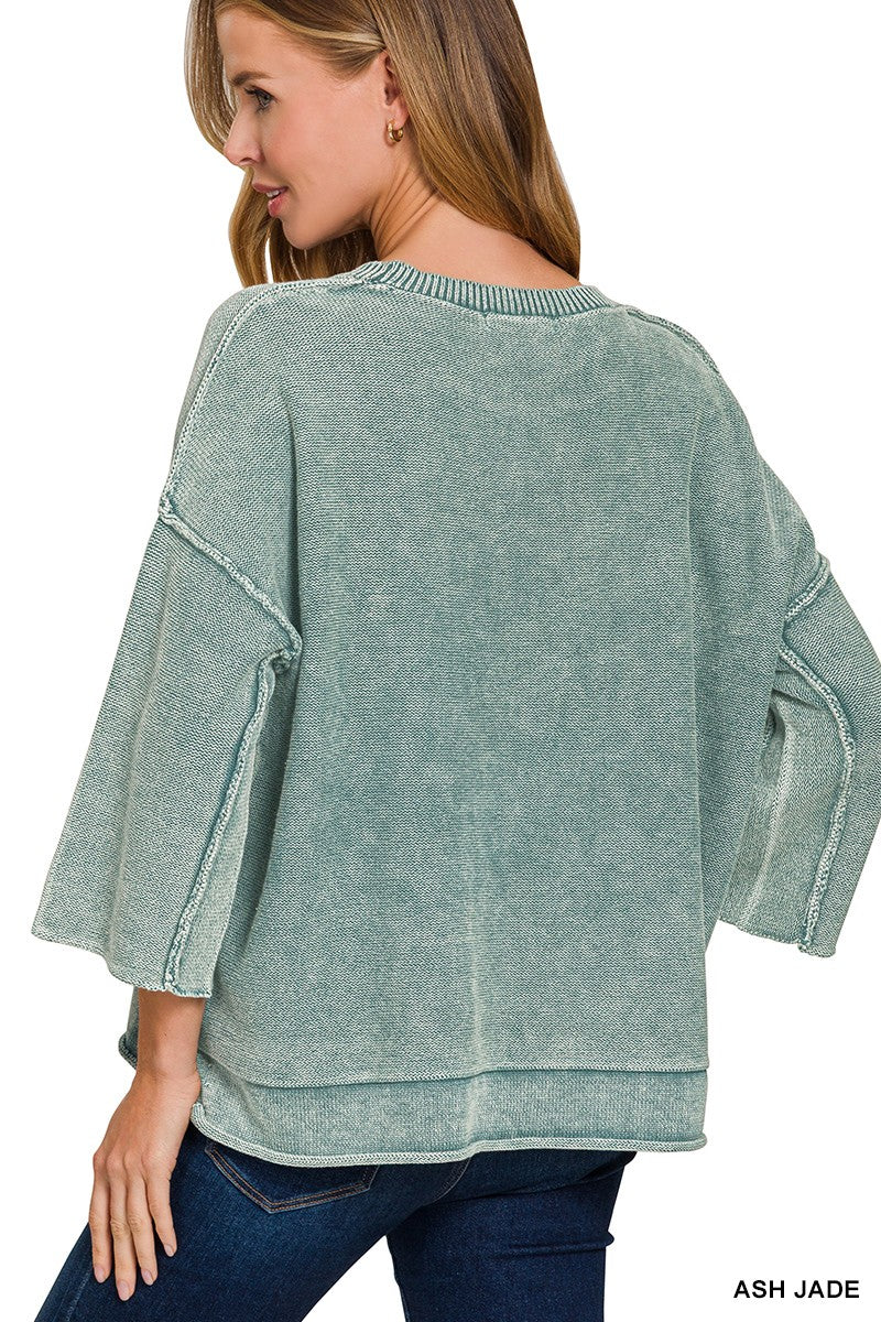 Juniper Washed Knit Pullover