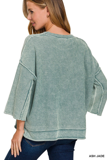 Juniper Washed Knit Pullover